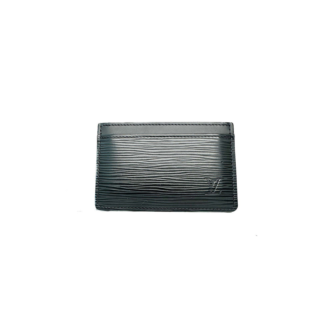 Louis Vuitton Card Holder Black Epi