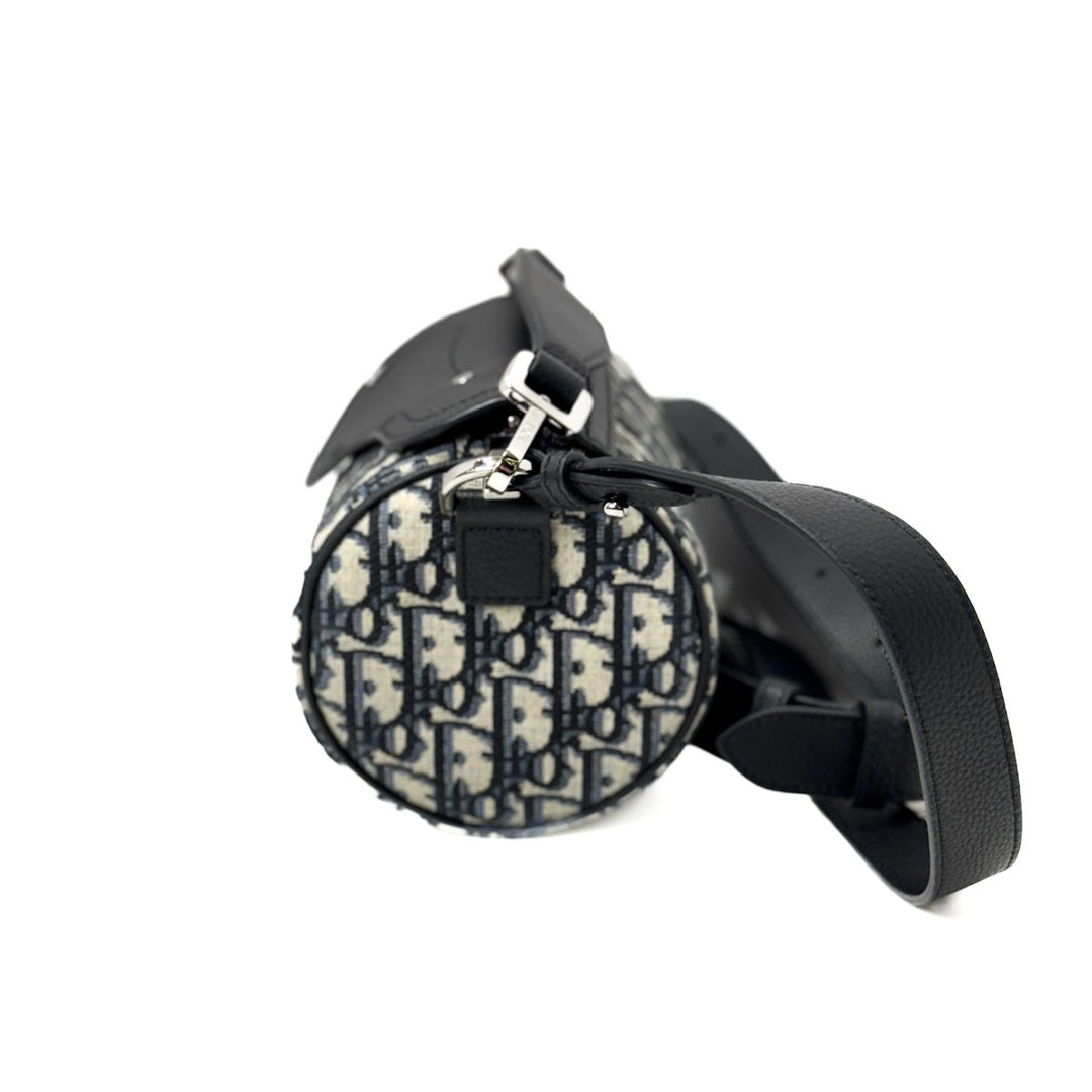 Dior Roller Mini Saddle Blue Bag