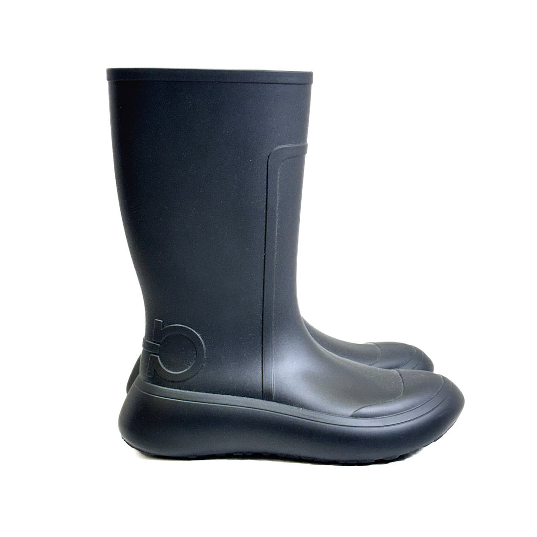 Ferragamo Black Rain Boots - Jiaxyk