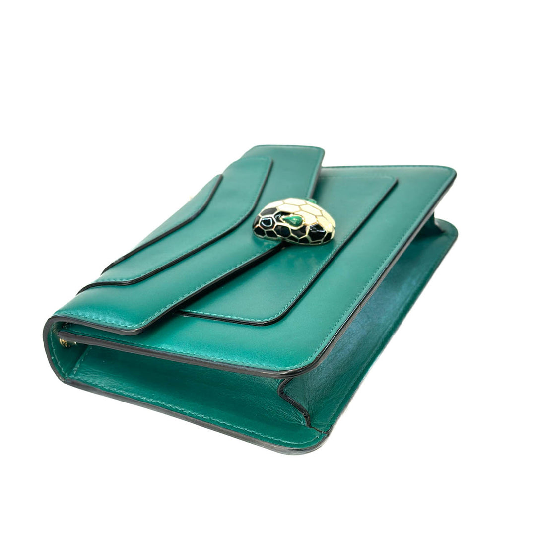 Bvlgari Green Mini Serpenti Chain Bag - Jiaxyk