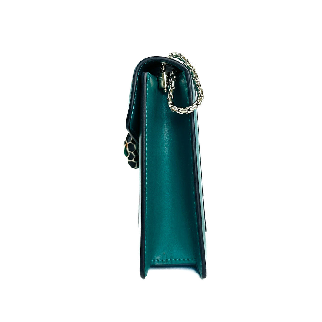 Bvlgari Serpenti Mini Chain Bag Green - Jiaxyk