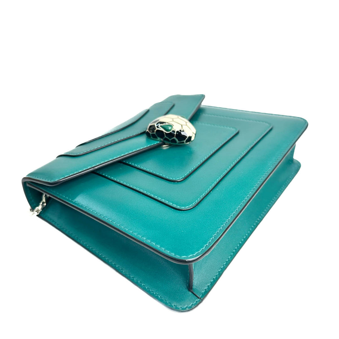 Bvlgari Serpenti Mini Chain Bag Green - Jiaxyk
