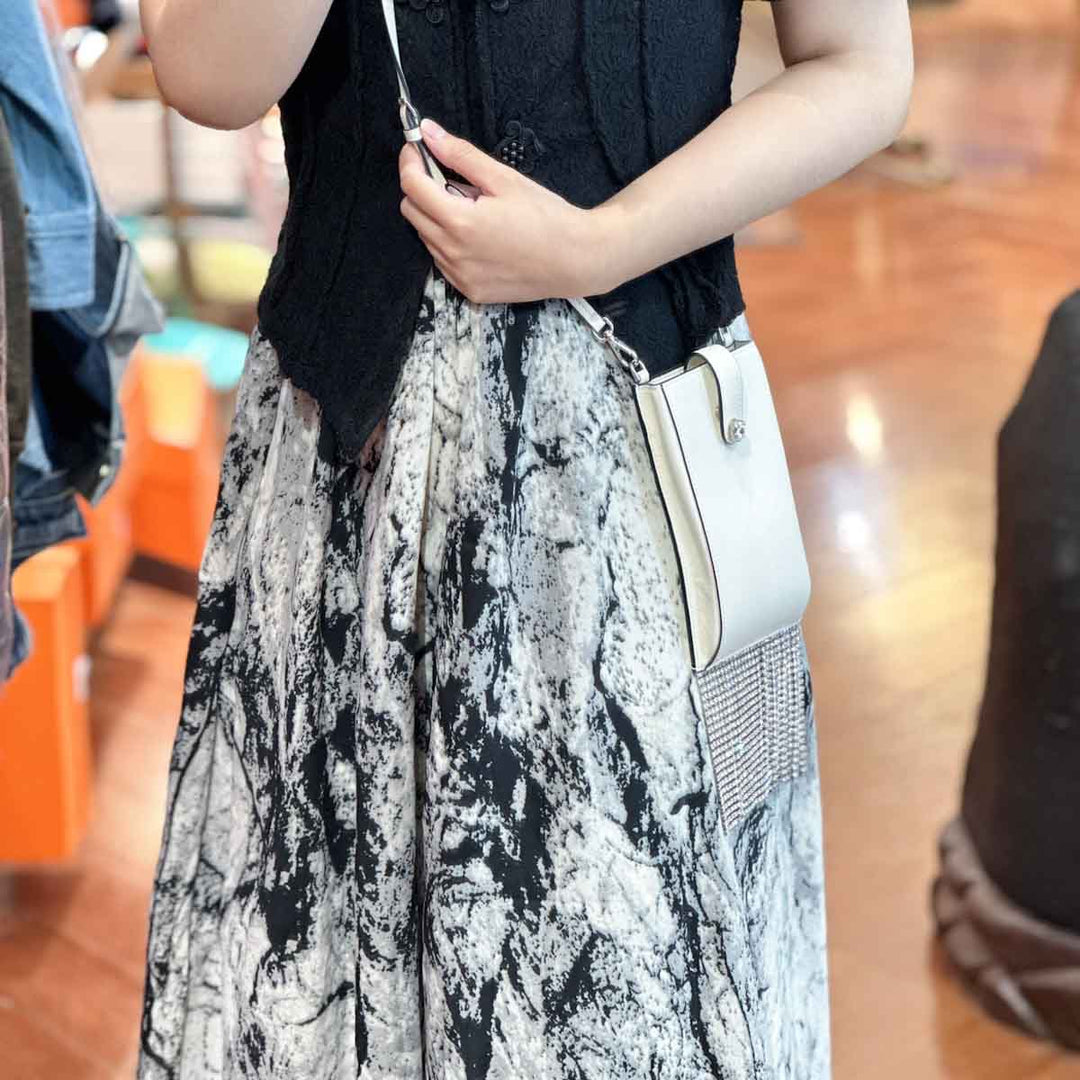 Miumiu White Crystal Phone Bag - Jiaxyk
