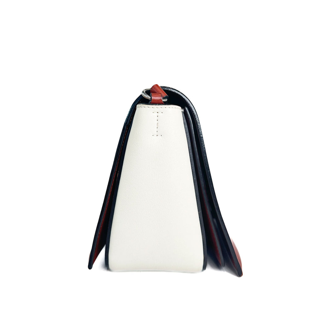 Celine Medium Frame Shoulder Bag Red/White - Jiaxyk