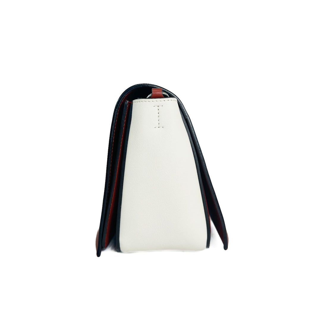 Celine Medium Frame Shoulder Bag Red/White - Jiaxyk