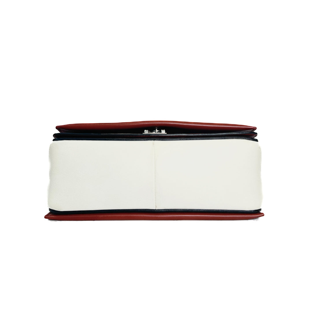 Celine Medium Frame Shoulder Bag Red/White - Jiaxyk