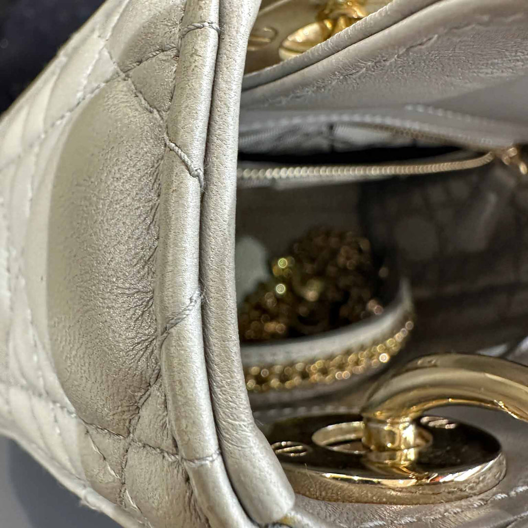 Dior Mini Grey Lady Bag - Jiaxyk