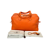 Hermes Orange Victoria Bag