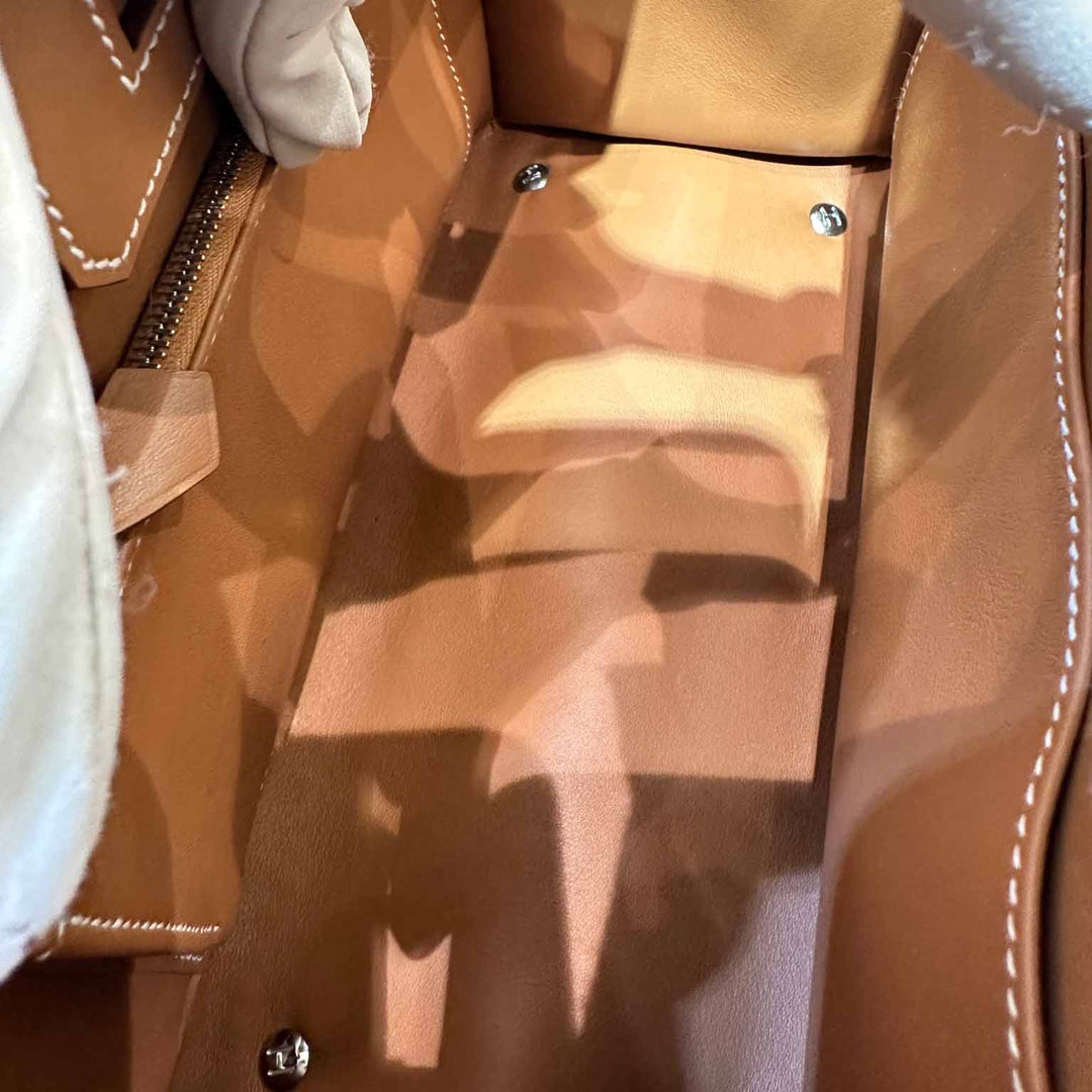 Hermes Birkin 25 Picnic 06 Gold Swift Leather with Osier Wicker - Jiaxyk