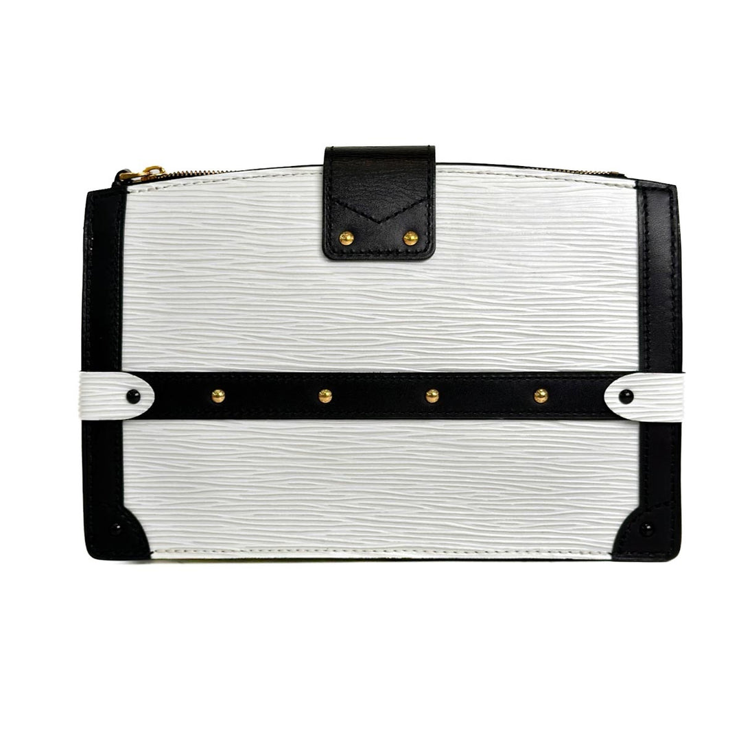 Louis Vuitton Trunk White Epi Leather Shoulder Bag - Jiaxyk
