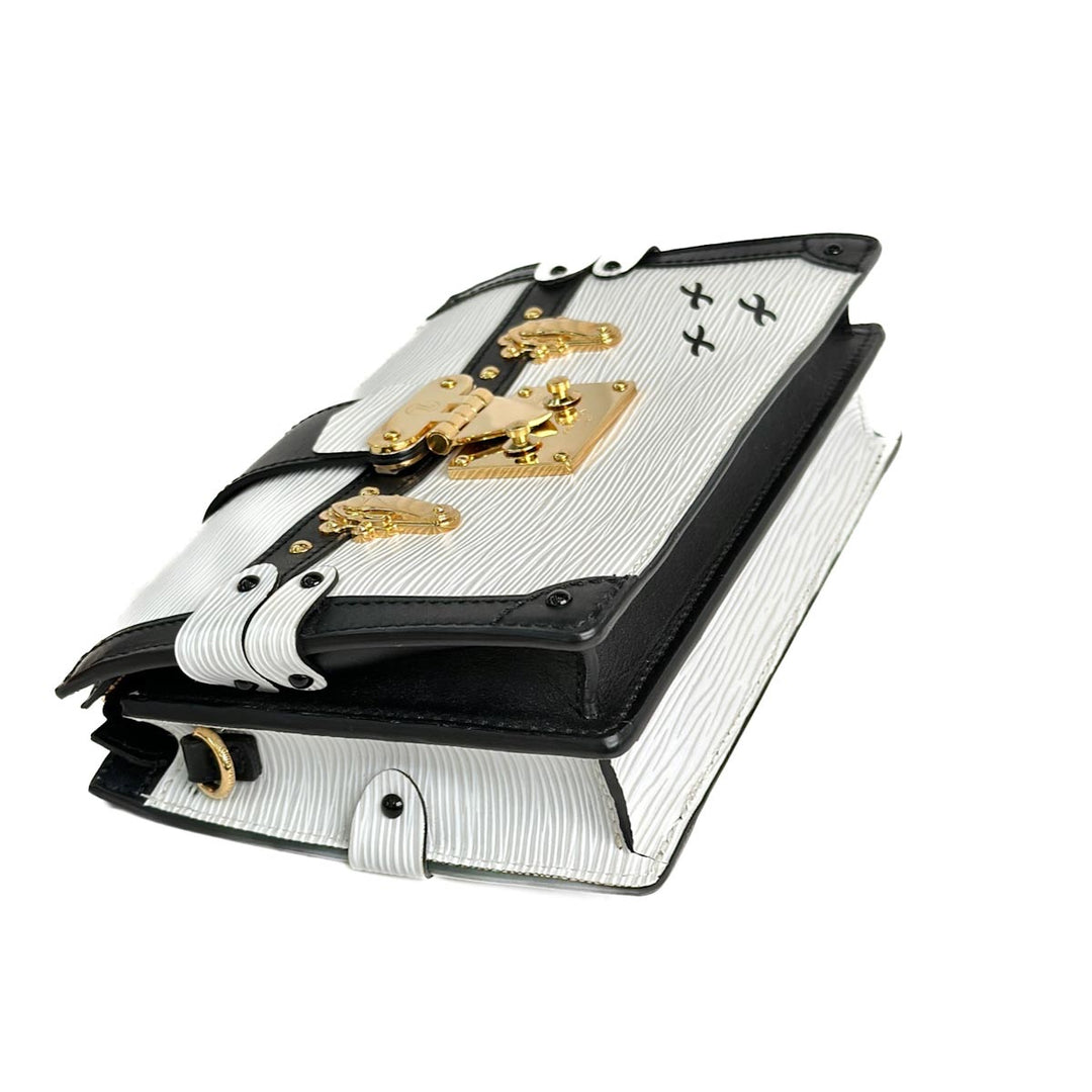 Louis Vuitton Trunk White Epi Leather Shoulder Bag - Jiaxyk