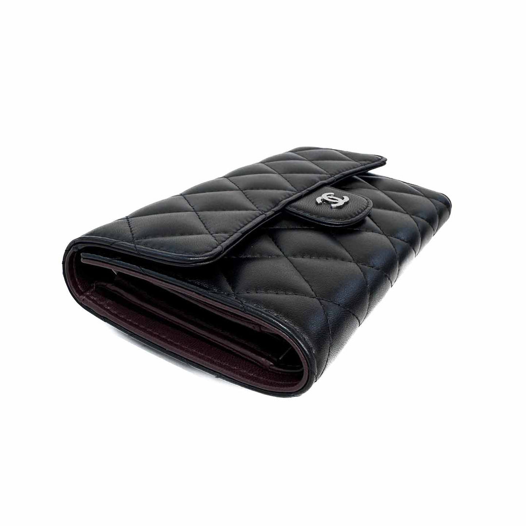 Chanel Black Long Classic Wallet - Jiaxyk
