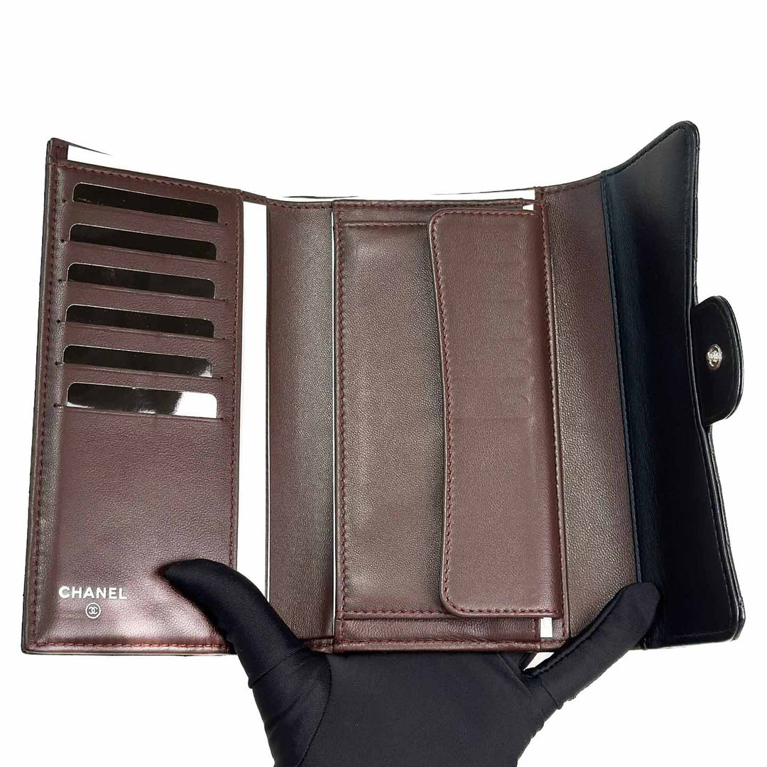Chanel Black Long Classic Wallet - Jiaxyk