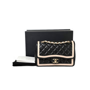 Chanel Lambskin Bicolour Classic Flap Bag