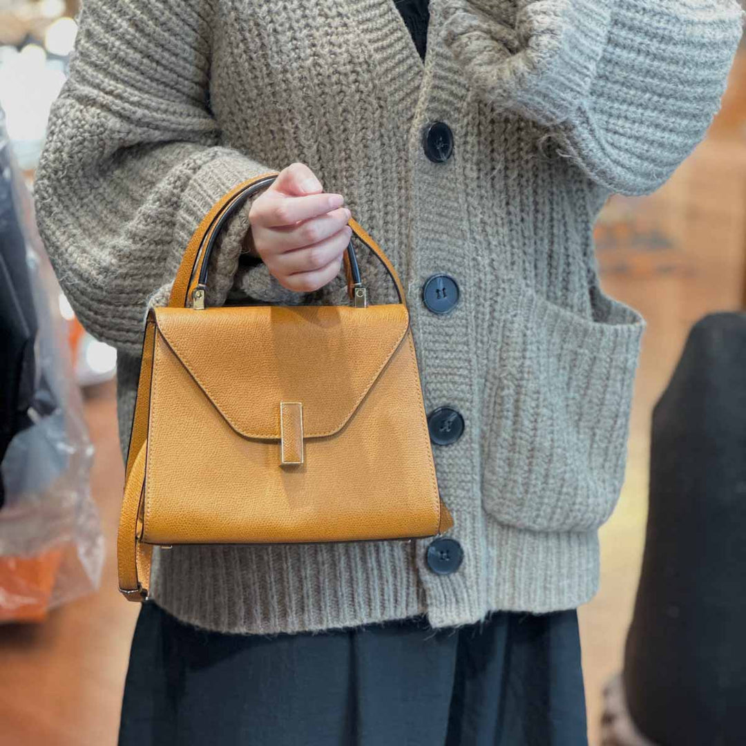 Valextra Iside Bag Mini Caramel - Jiaxyk