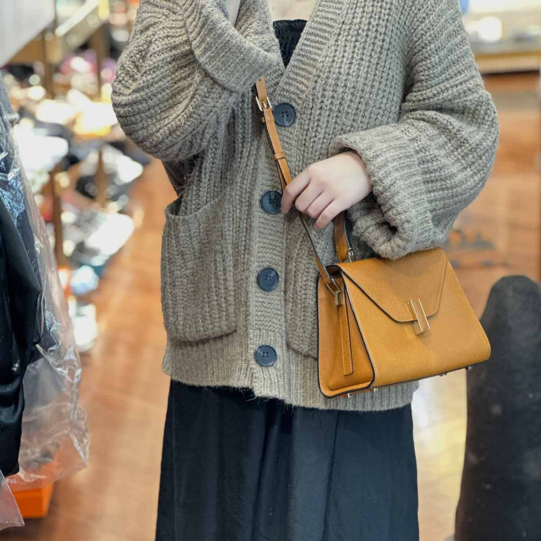 Valextra Iside Bag Mini Caramel - Jiaxyk