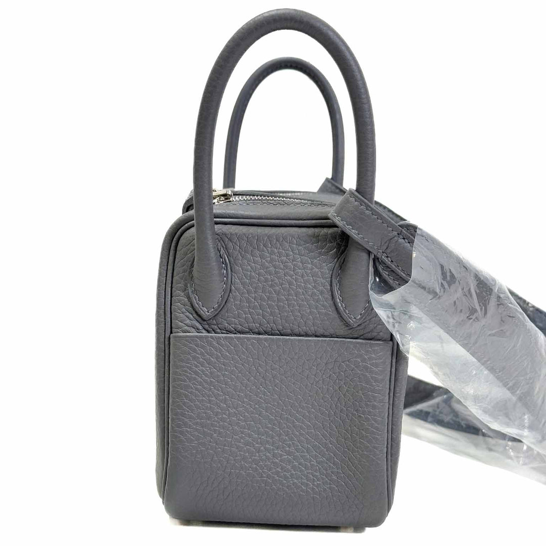 Hermes Lindy Mini Clemence Leather 85 Ardoise - Jiaxyk