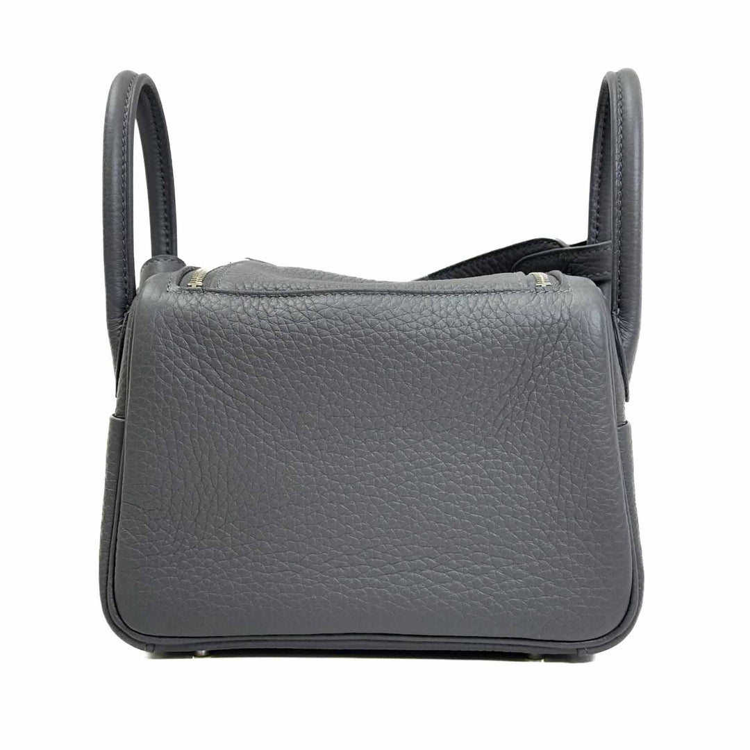 Hermes Lindy Mini Clemence Leather 85 Ardoise - Jiaxyk