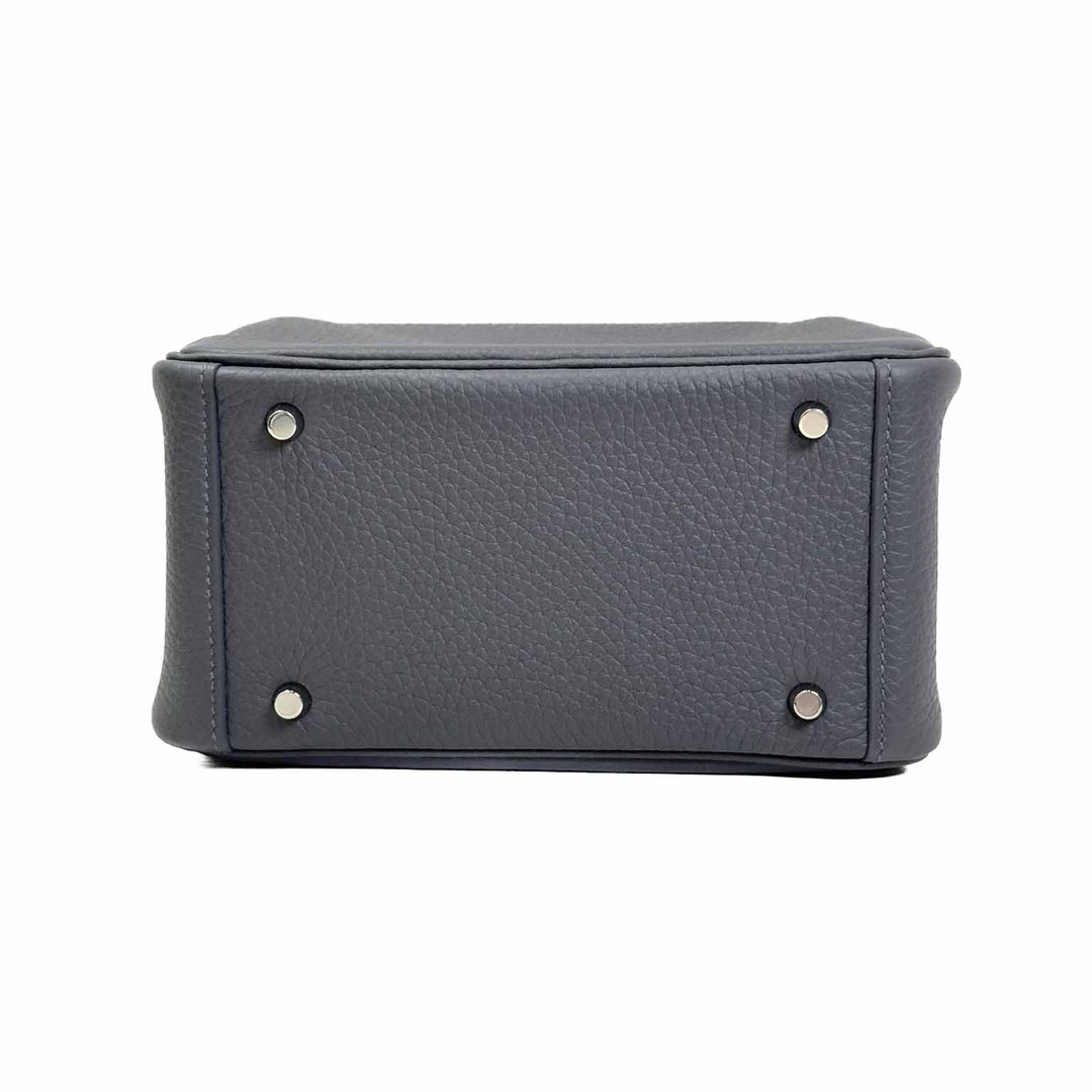 Hermes Lindy Mini Clemence Leather 85 Ardoise - Jiaxyk