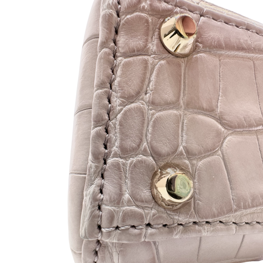 Dior Alligator Pink Lady Dior Mini Bag - Jiaxyk