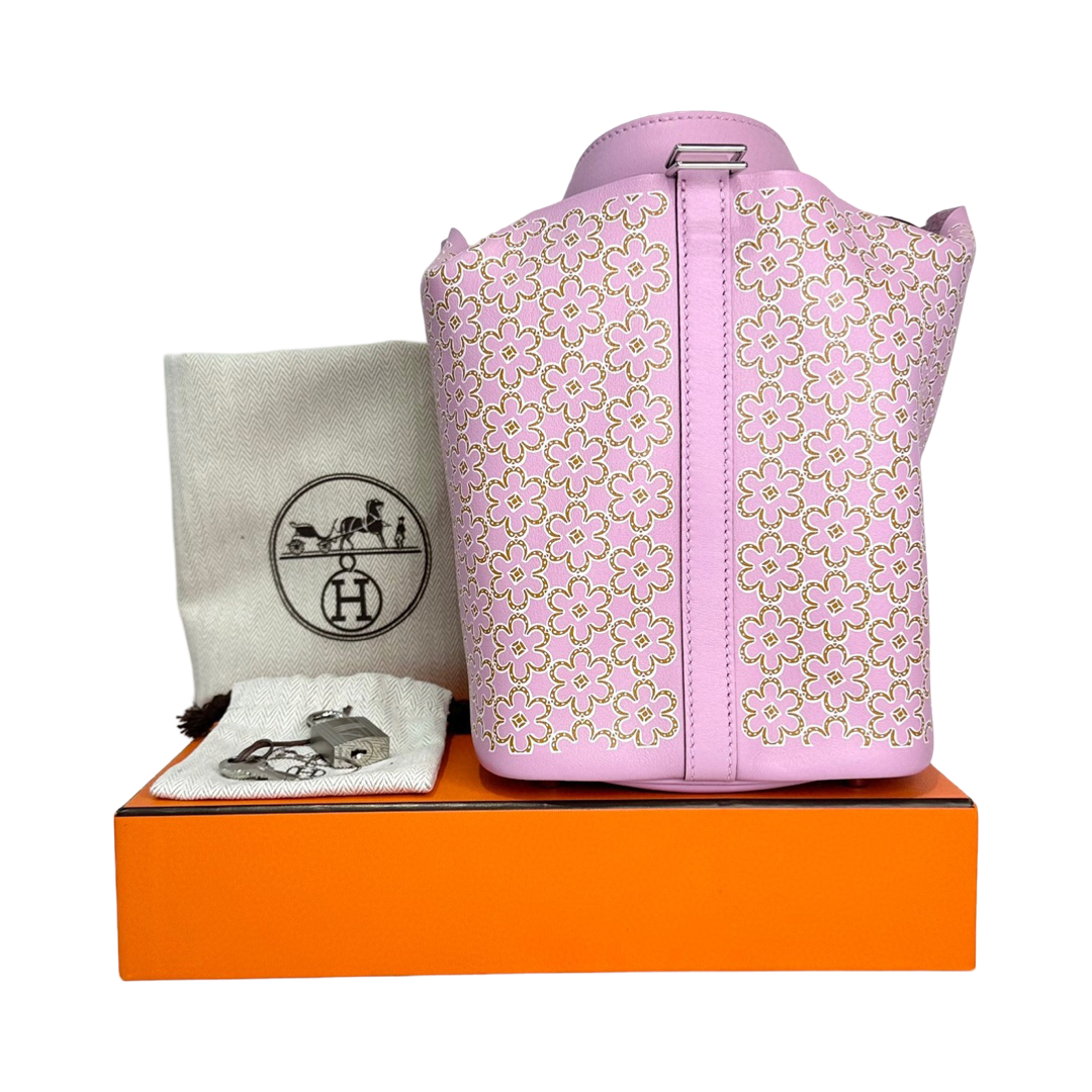 Hermes Picotin 18 Swift Daisy Mauve Sylvestre - Jiaxyk