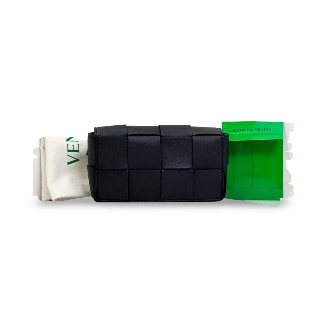 Bottega Veneta Black Cassette Belt Bag - Jiaxyk