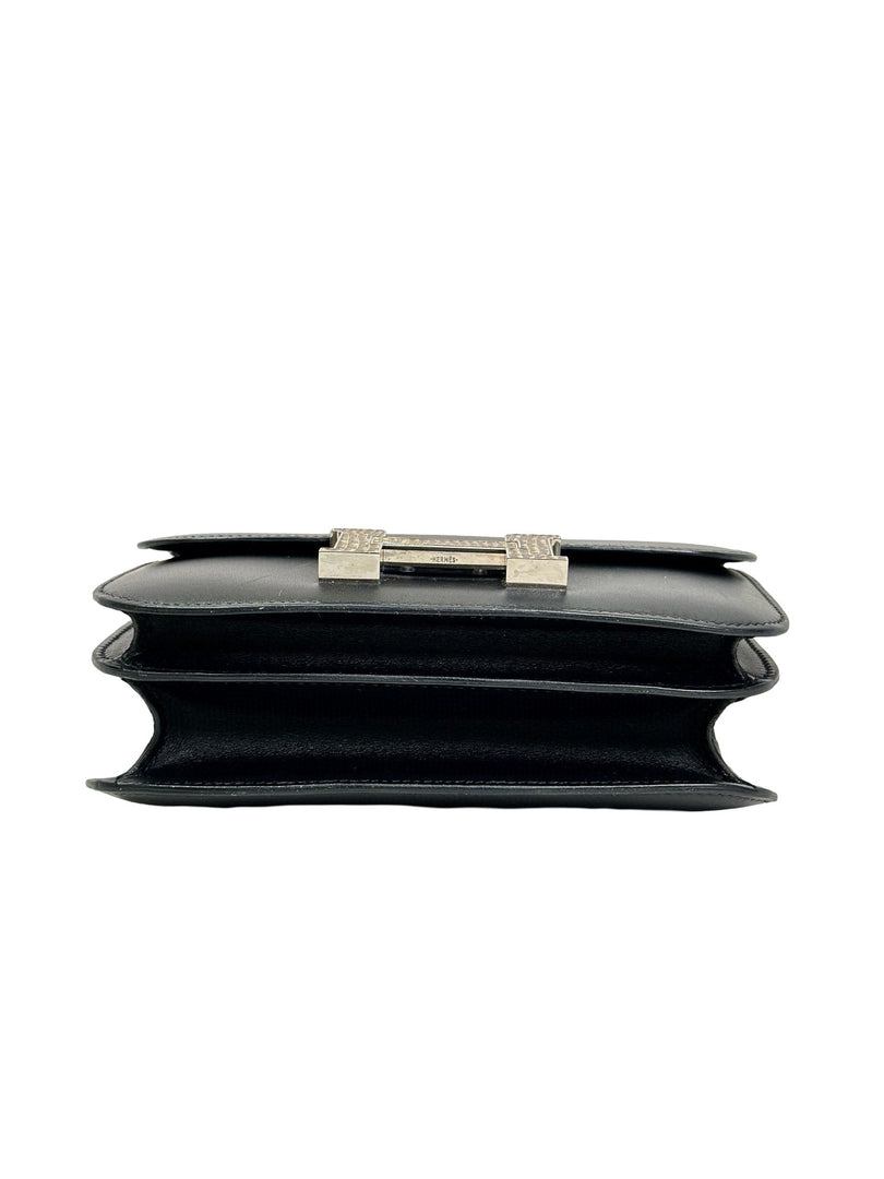Hermes Constance 18 with Lizard Buckle Black Monsieur - Jiaxyk