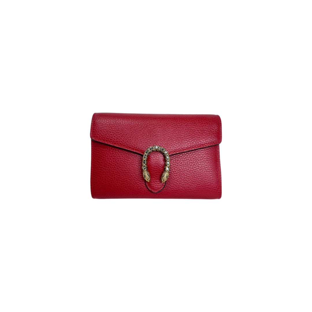 Gucci Red Dionysus Mini Chain Bag - Jiaxyk