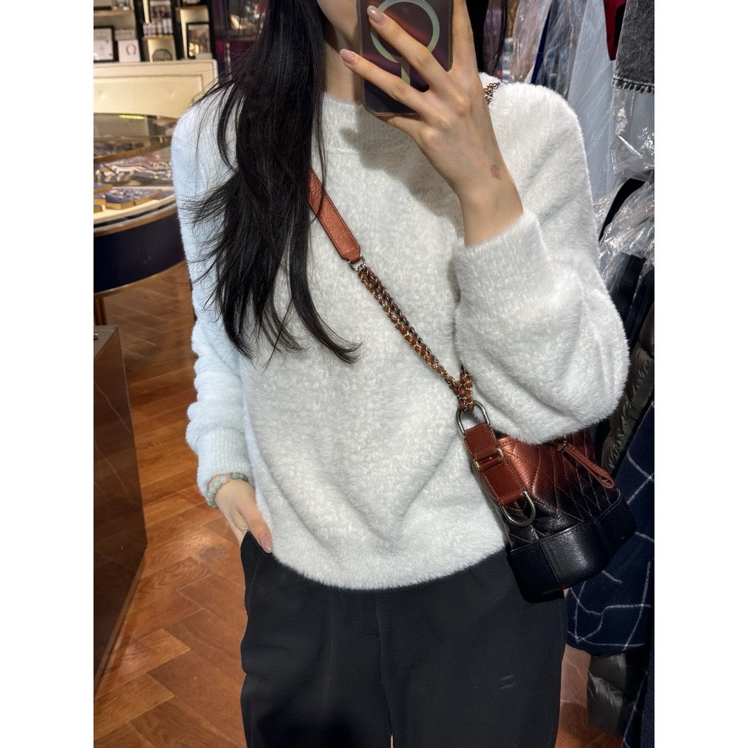 Chanel Small Gabrielle Bag Gradient Calfskin Rustic Brown and Black - Jiaxyk