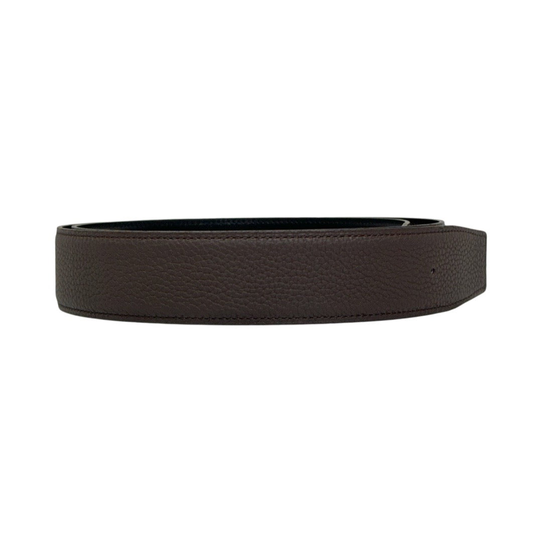 Hermes H Belt Buckle & Reversible Leather Strap 38MM Noir/Chocolat 100CM - Jiaxyk