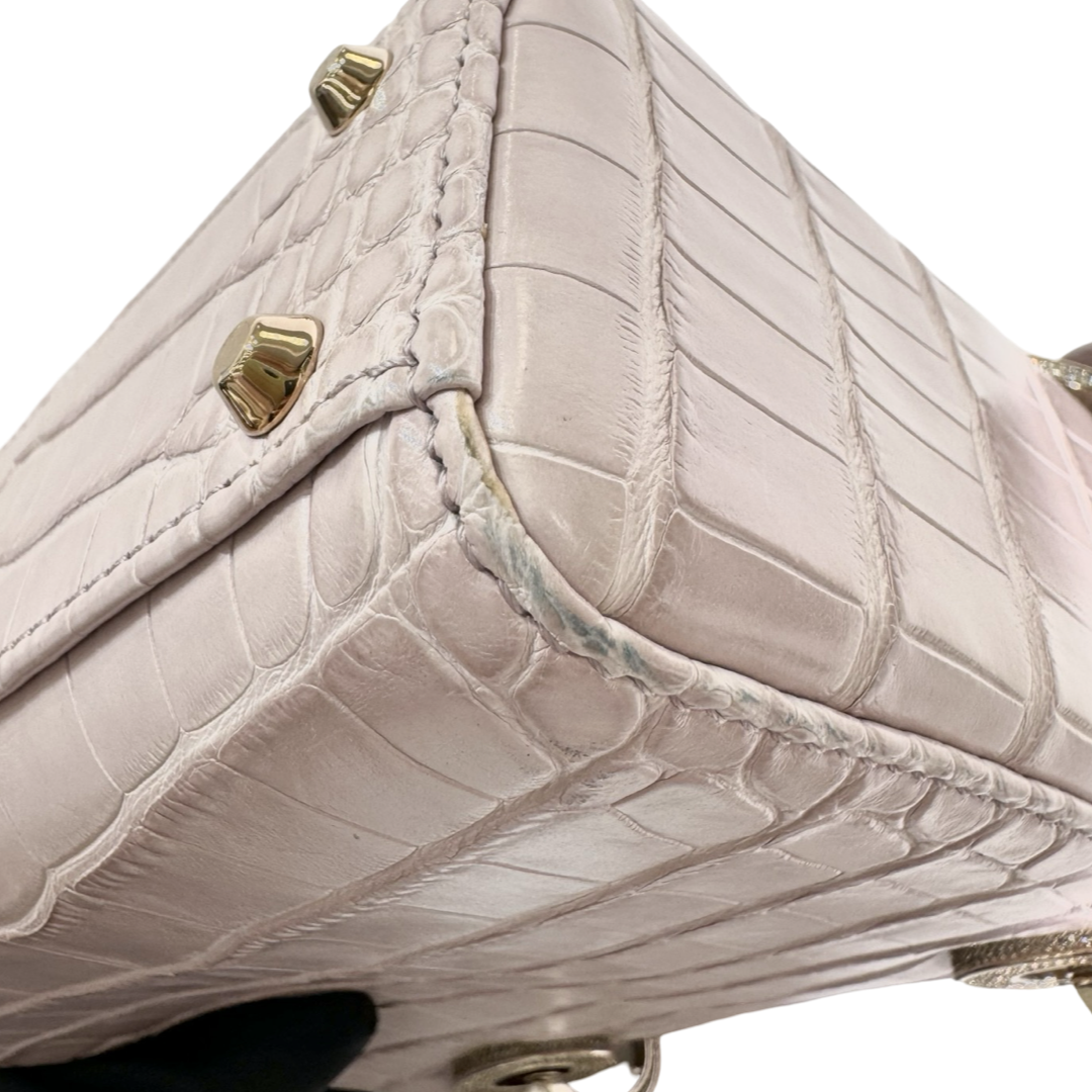 Dior Alligator Pink Lady Dior Mini Bag - Jiaxyk