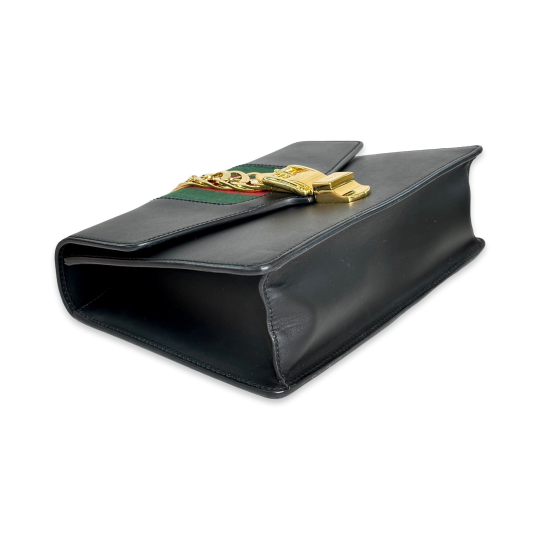 Gucci Small Black Sylvie Bag - Jiaxyk
