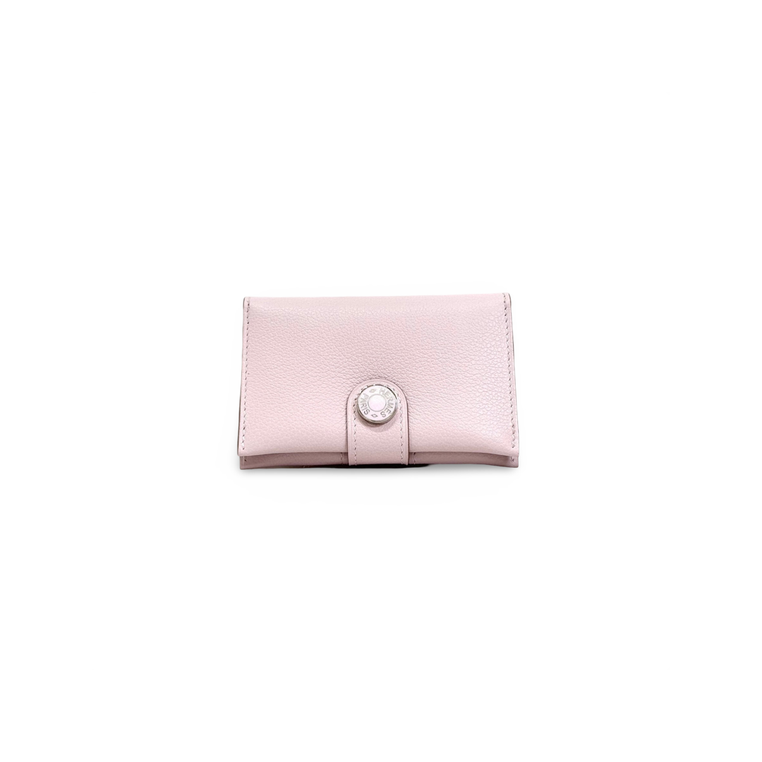 Hermes Porte Cartes Wallet Mauve Pale - Jiaxyk