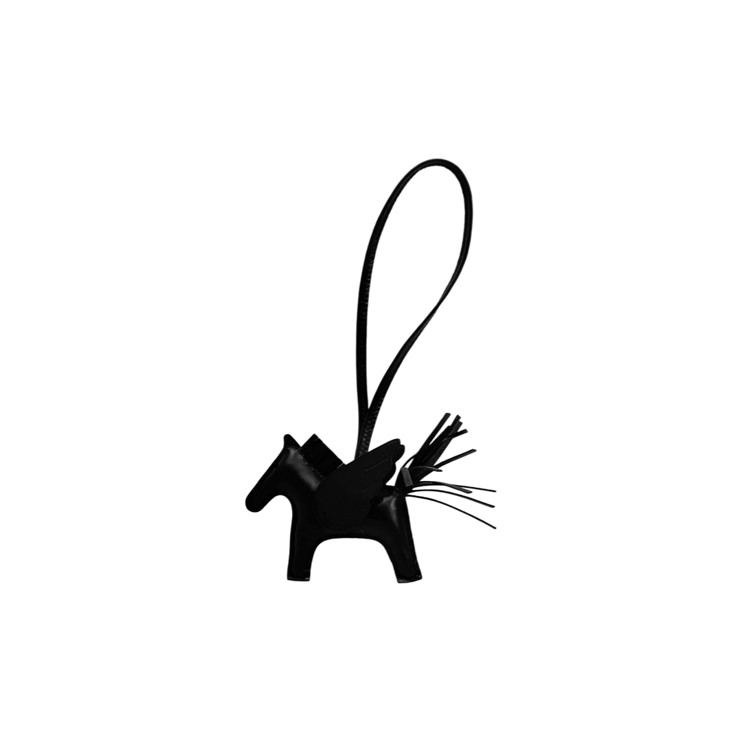 Hermes Black Rodeo Pegase PM Charm - Jiaxyk