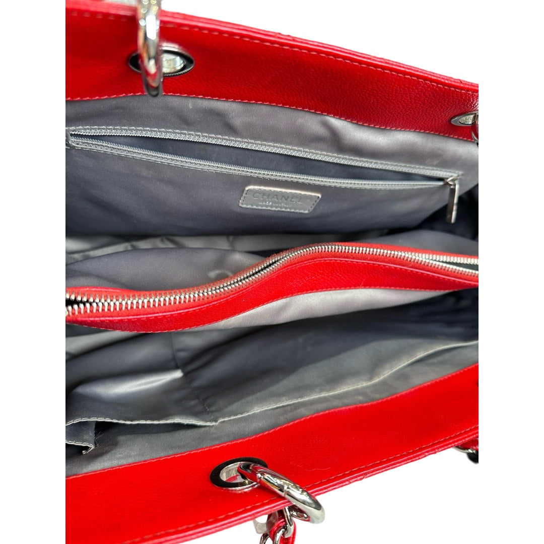 Chanel Red Caviar Grand Shopping Tote - Jiaxyk