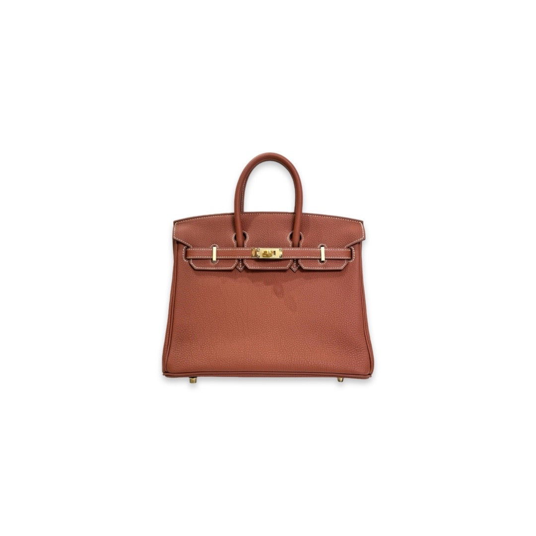 Hermes Birkin 25 Togo 4E Sienne - Jiaxyk