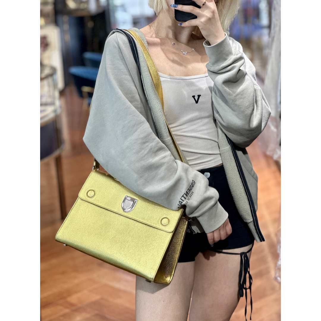 Dior Metallic Diorever Flap Bag - Jiaxyk
