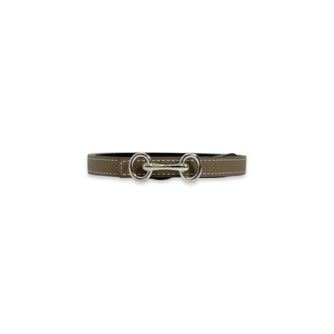 Hermes Heritage Reversible Belt 65CM Swift/Epsom Noir/Etoupe - Jiaxyk