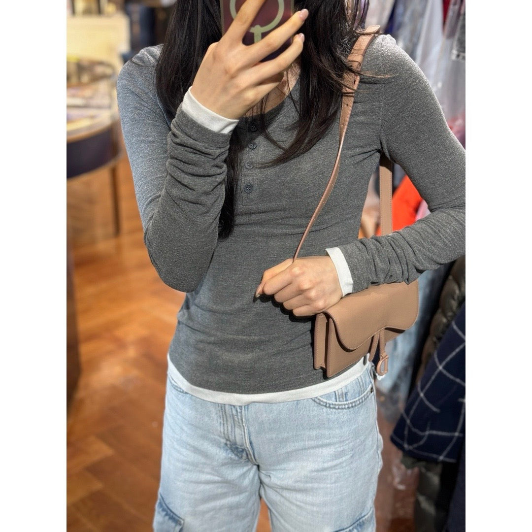 Dior Dusty Pink Matt Calfskin Saddle Belt Bag - Jiaxyk