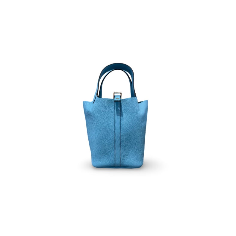 Hermes Picotin 18 P3 Bleu Du Nord - Jiaxyk