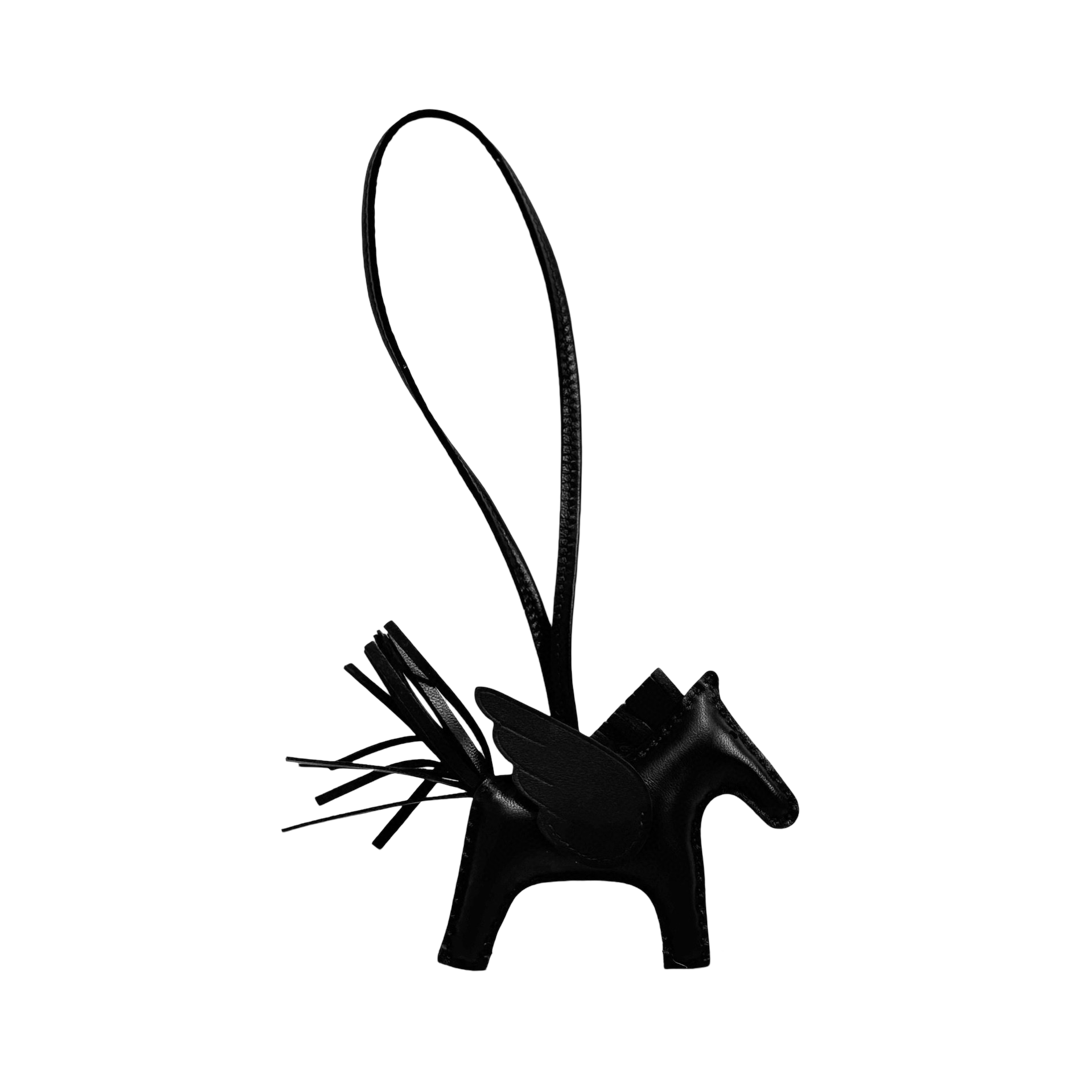 Hermes Black Rodeo Pegase PM Charm - Jiaxyk