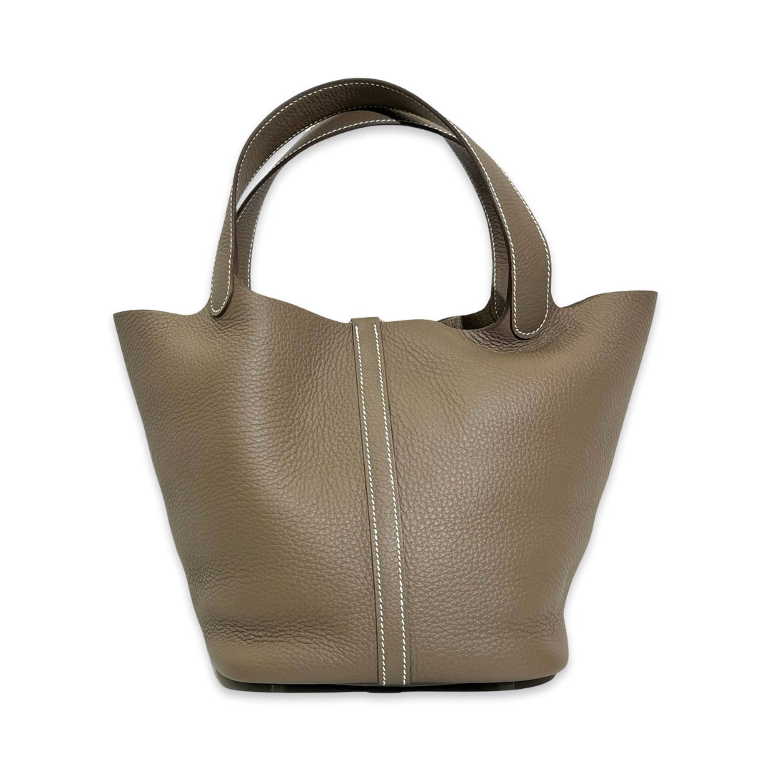 Hermes Picotin Lock 22 Bag Etoupe - Jiaxyk
