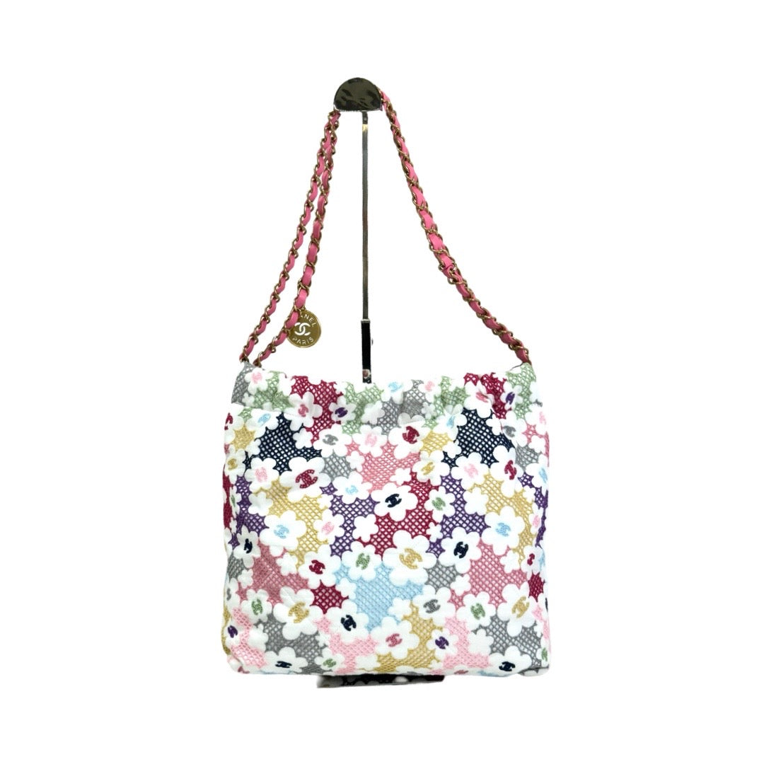 Chanel Multicolour Lace Patchwork Small 22 Bag - Jiaxyk
