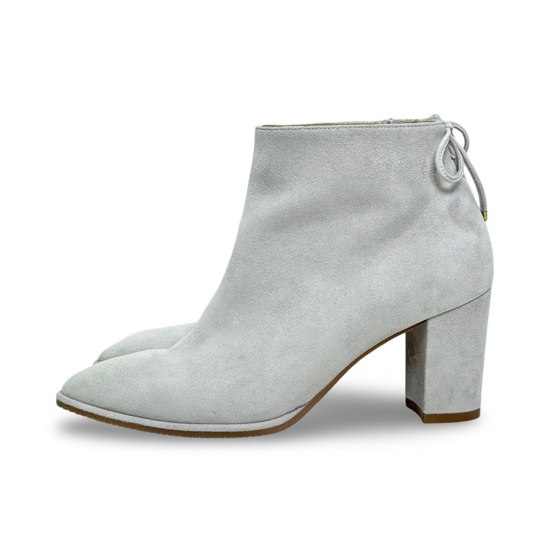 Stuart Weitzman Grey Lofty Suede Boots - Jiaxyk