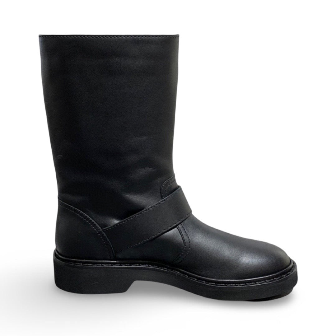 Roger Vivier Black Leather Crystal Boots 38 - Jiaxyk