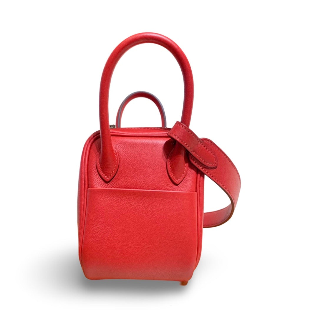 Hermes Lindy Mini Swift S3 Rouge De Coeur - Jiaxyk