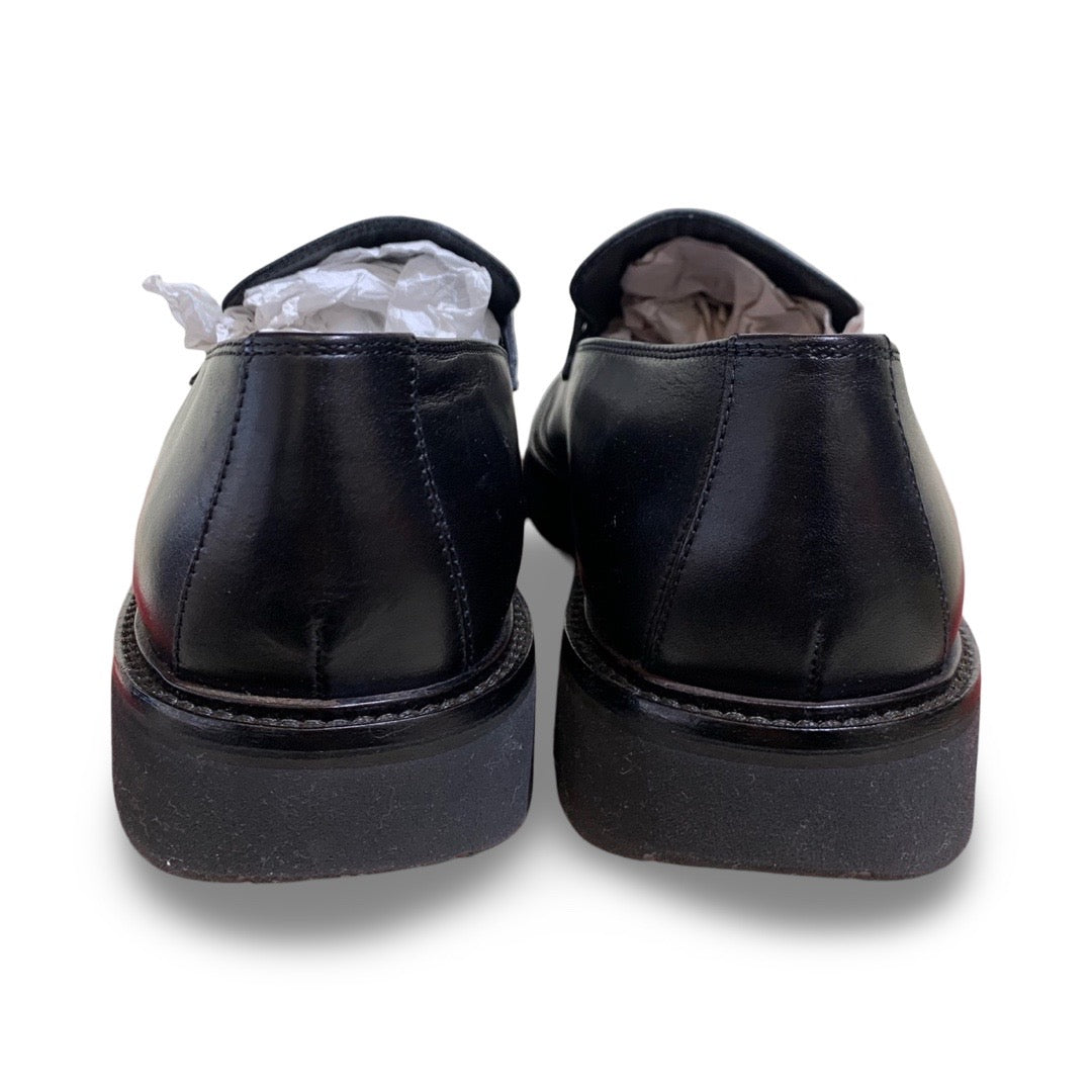 Salvatore Ferragamo Fiorello Black Leather Loafers 7.5 - Jiaxyk
