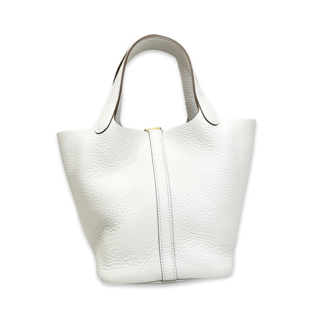 Hermes Picotin 18 M4 Gris Pale - Jiaxyk