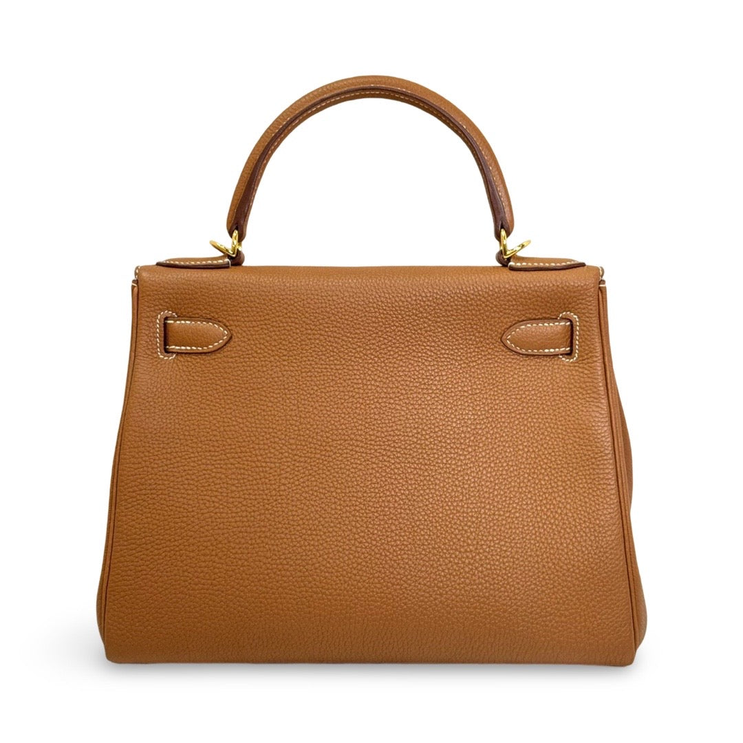 Hermes Kelly 28 Retourne Togo 06 Gold - Jiaxyk