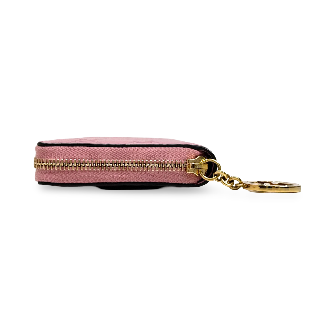Gucci Guccissima Zip Around Leather Pink Wallet - Jiaxyk